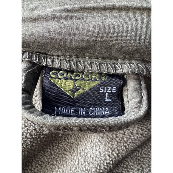 Condor Men's Sz L 602 Summit Soft Shell Jacket in Olive Green - Picture 3 of 14